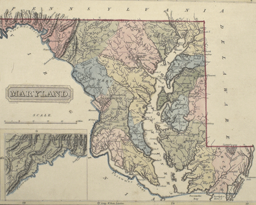 Map of Maryland