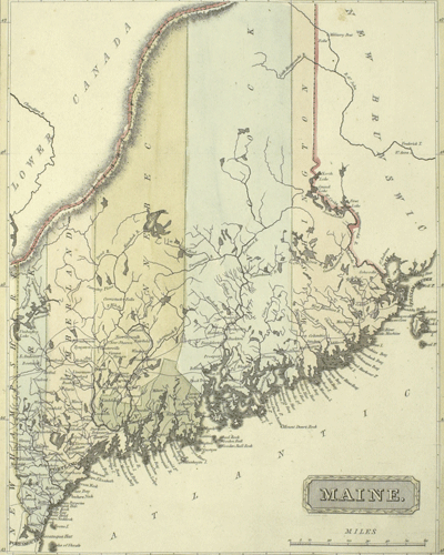 Map of Maine