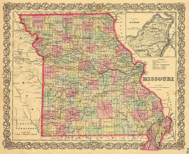 Map of Missouri