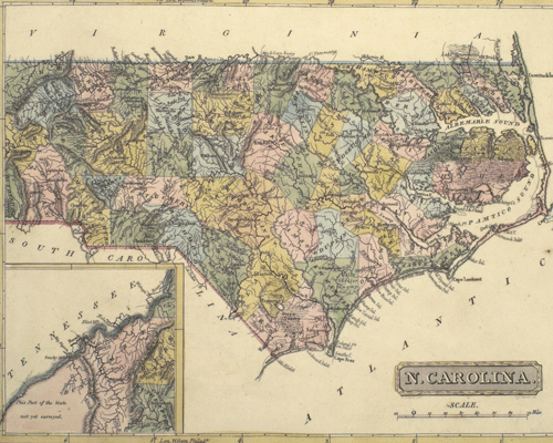 Map of North Carolina