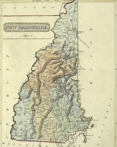 Map of New Hampshire