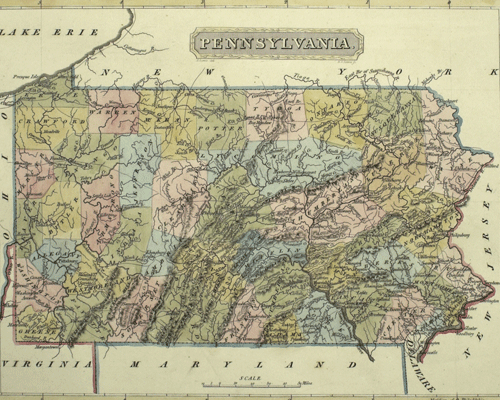 Map of Pennsylvania