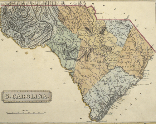 Map of South Carolina