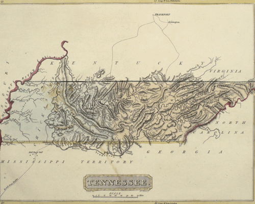 Map of Tennessee