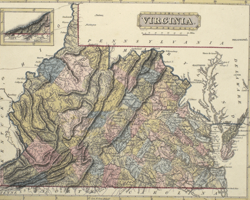 Map of Virginia