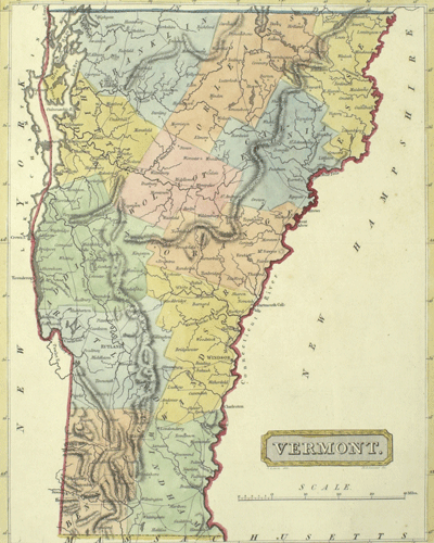 Map of Vermont